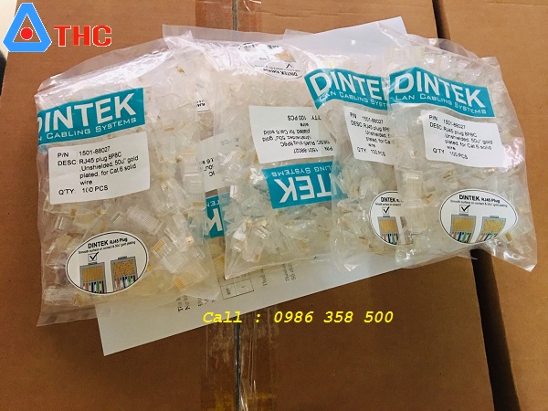 Hạt mạng Dintek Cat6 (1 mảnh) PN:1501-88027